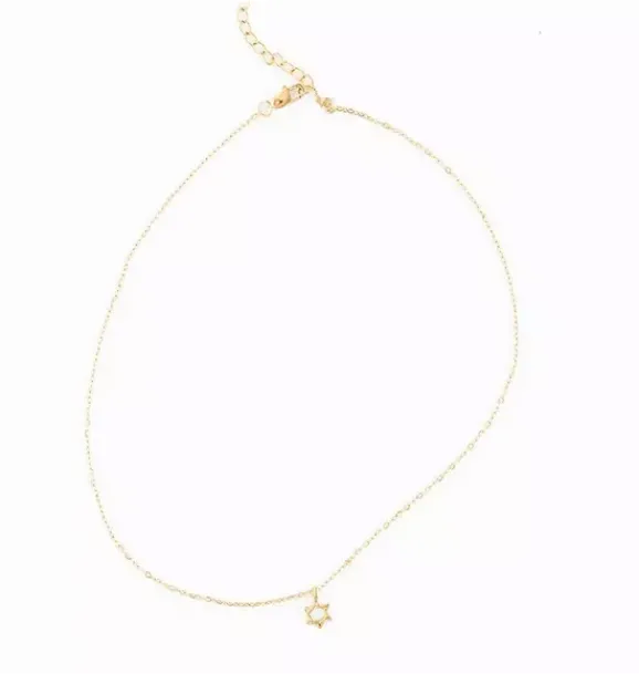 Janie and Jack Kids Accessories|Jewelry-Star Of David Pendant Necklace gold
