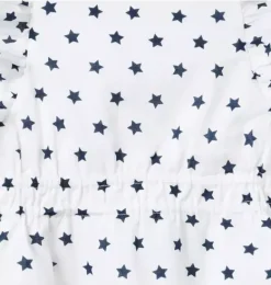 Janie and Jack Sleeveless Tops-Star Peplum Top white star