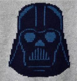 Janie and Jack Sweaters & Sweatshirts-STAR WARS Darth Vader Sweater classic grey heather
