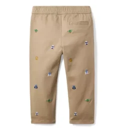 Janie and Jack Pants-STAR WARS Twill Jogger jack khaki