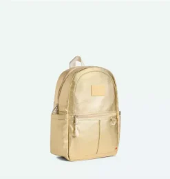 Janie and Jack Handbags & Backpacks-STATE Bags Kane Metallic Backpack metallic gold