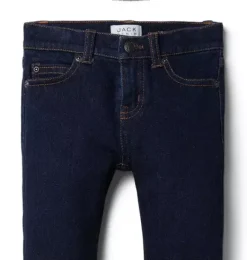 Janie and Jack Pants-Straight Jean In rinse wash