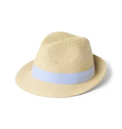 Janie and Jack Hats & Gloves|Accessories-Straw Fedora natural