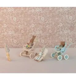 Janie and Jack Dolls-Stroller, Baby Mice - mint