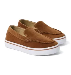 Janie and Jack Shoes|Suiting-Suede Slip-On Sneaker rich brown