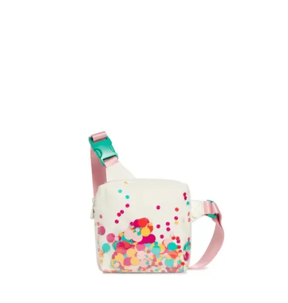 Janie and Jack Kids Accessories-Sunny Fanny Pack rainbow sequins