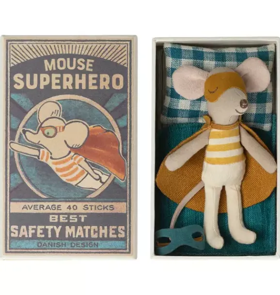 Janie and Jack Dolls-Super Hero, Little Brother in Matchbox multi