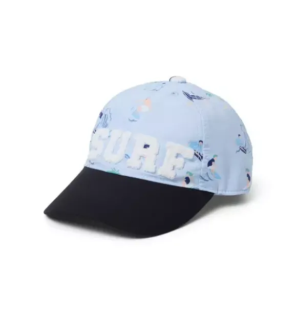 Janie and Jack Hats & Gloves|Accessories-Surf Cap heather blue surfer