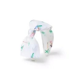 Janie and Jack Hair-Surfer Bow Headband white surfer