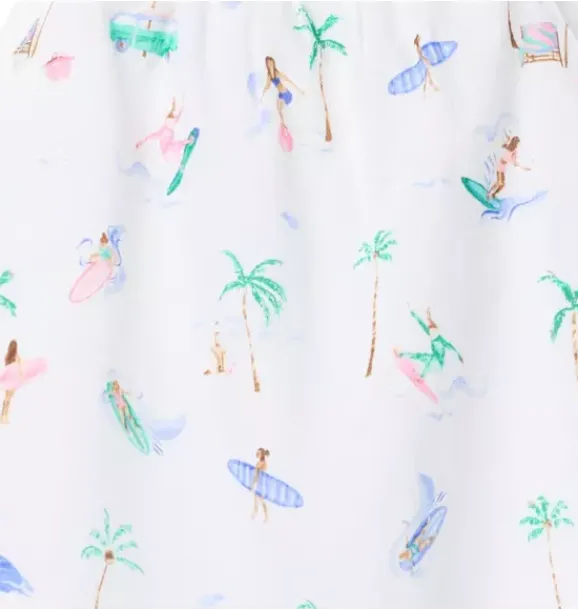 Janie and Jack Sleeveless Tops-Surfer Top white surfer