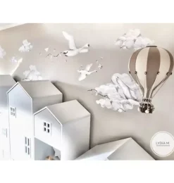 Janie and Jack Wallpaper-Swans Wall Decal Set multi