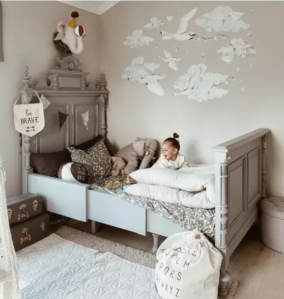 Janie and Jack Wallpaper-Swans Wall Decal Set multi