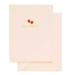 Janie and Jack Stationery-Sweet Birthday Wishes Greeting Card multi