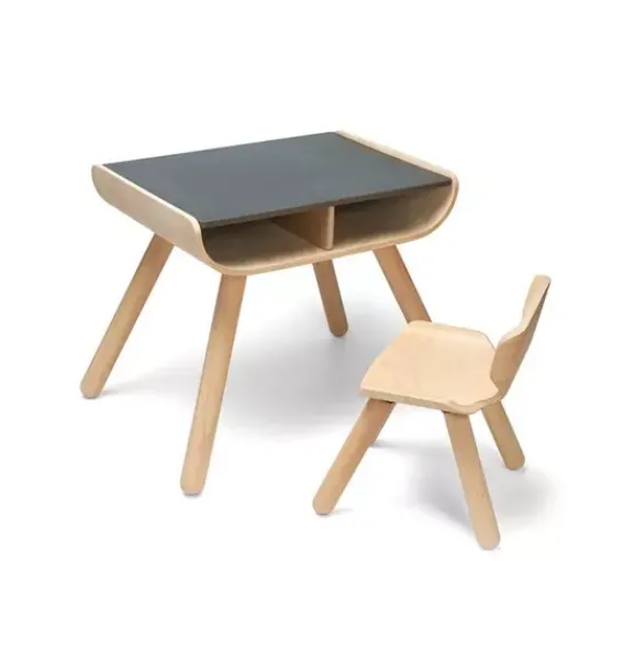 Janie and Jack Playroom-Table & Chair - Black multi
