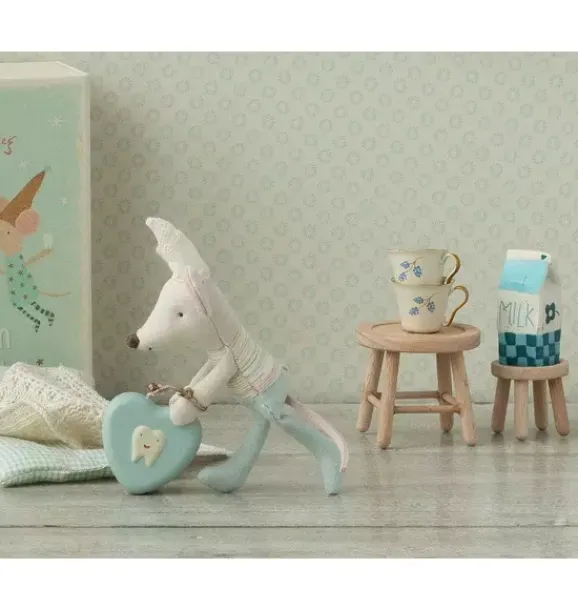 Janie and Jack Dolls-Table & Stool Set, Mouse multi