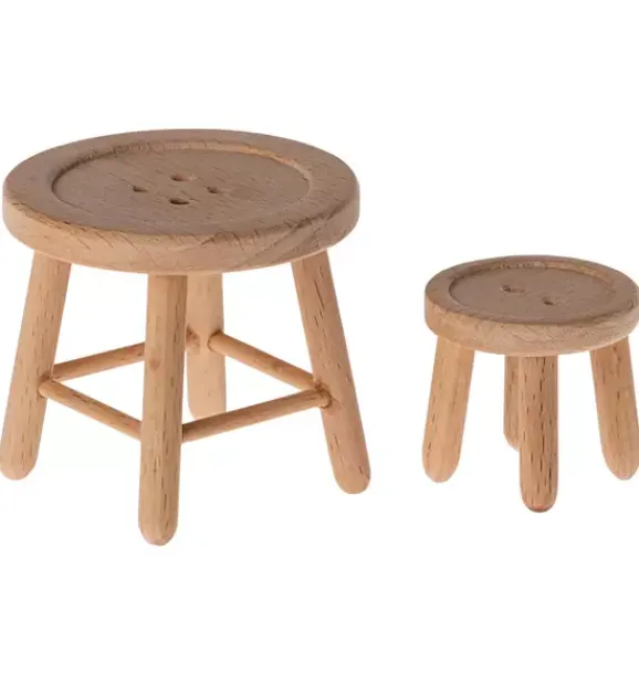 Janie and Jack Dolls-Table & Stool Set, Mouse multi