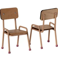 Janie and Jack Dolls-Table and chair set, Mouse - Dark powder multi