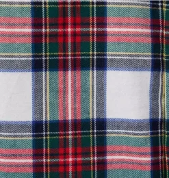 Janie and Jack Shirts-Tartan Flannel Shirt cream and sugar tartan
