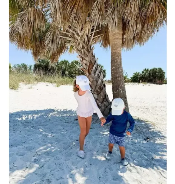 Janie and Jack Kids Accessories-Tennis Baseball Hat white