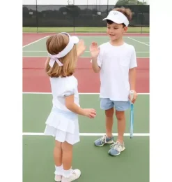 Janie and Jack Kids Accessories-Tennis Visor white