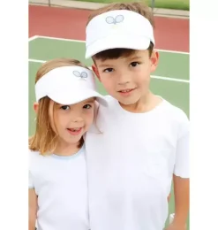 Janie and Jack Kids Accessories-Tennis Visor white