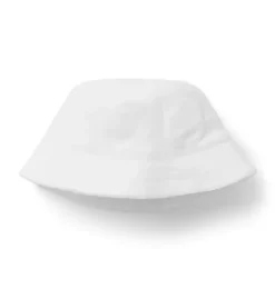 Janie and Jack Hats, Scarves, & Gloves|Accessories-Terry Bucket Hat white