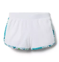 Janie and Jack Accessories|Swim Outfits-Terry Short white