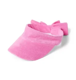 Janie and Jack Accessories|Swim Outfits-Terry Visor dahlia pink