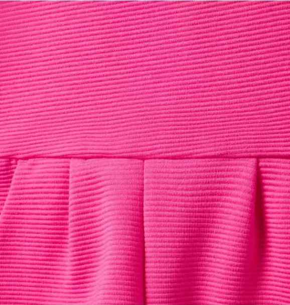 Janie and Jack Rompers & Jumpsuits-Textured Ruffle Shoulder Romper pink melon