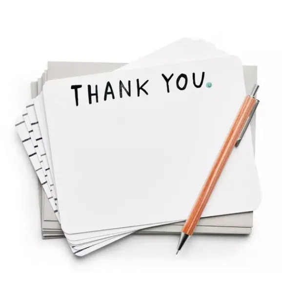Janie and Jack Stationery|Desk Accessories-Thank You Flat Notes multi
