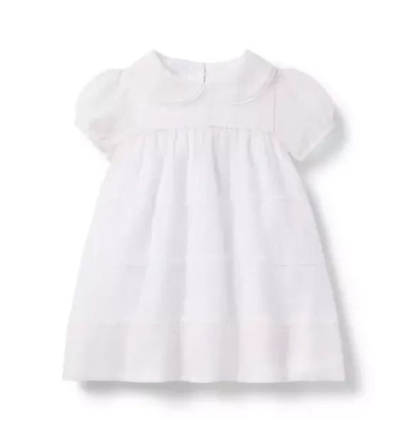 Janie and Jack Dresses-The Baby Organza Party Dress pale blush