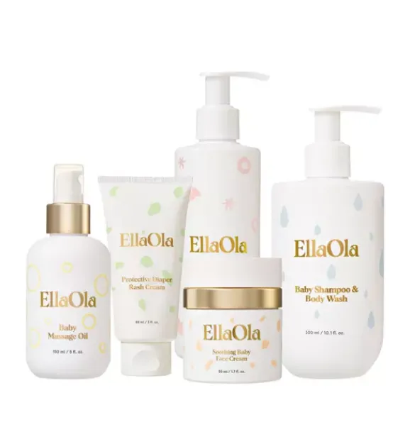 Janie and Jack Personal Care -The Baby's All-Around Skincare Bundle (5 Pieces) multi