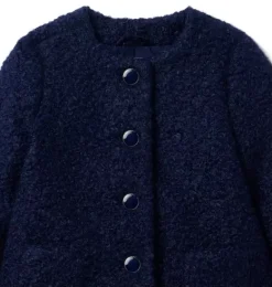 Janie and Jack Jackets & Coats-The Boucle Coat merchant marine