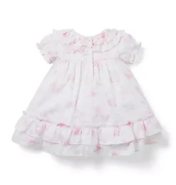 Janie and Jack Dresses-The Bunny Toile Baby Dress white bunny toile
