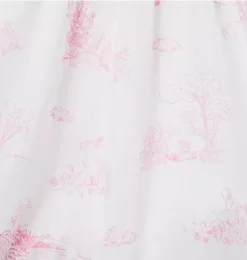 Janie and Jack Dresses-The Bunny Toile Baby Dress white bunny toile