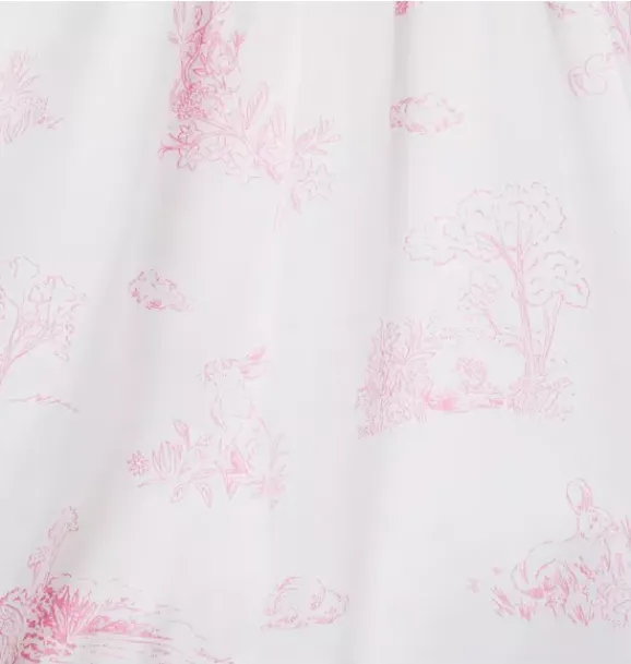 Janie and Jack Dresses-The Bunny Toile Baby Dress white bunny toile