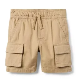 Janie and Jack Shorts-The Cargo Pull-On Short khaki