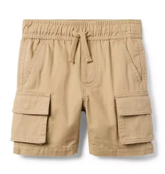 Janie and Jack Shorts-The Cargo Pull-On Short khaki