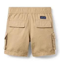 Janie and Jack Shorts-The Cargo Pull-On Short khaki