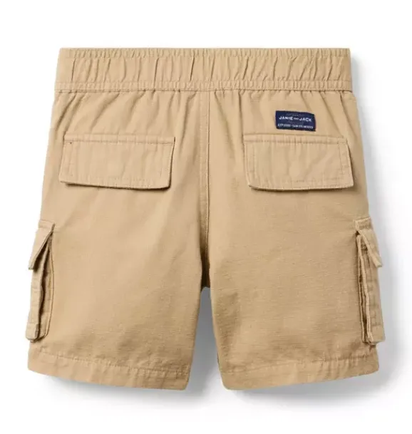 Janie and Jack Shorts-The Cargo Pull-On Short khaki