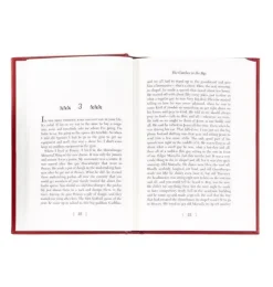 Janie and Jack Books-THE CATCHER IN THE RYE LEATHER EDITION red