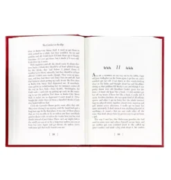 Janie and Jack Books-THE CATCHER IN THE RYE LEATHER EDITION red