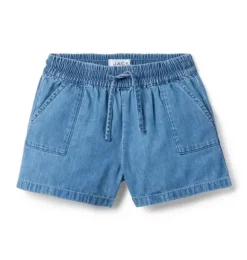 Janie and Jack Skirts & Shorts-The Chambray Short zoe medium wash