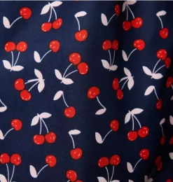 Janie and Jack Dresses-The Cherry Collared Dress merchant marine cherry