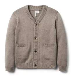 Janie and Jack Sweaters & Sweatshirts-The Classic Cardigan toasted heather