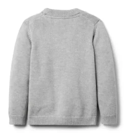 Janie and Jack Sweaters & Sweatshirts-The Classic Cardigan classic grey heather