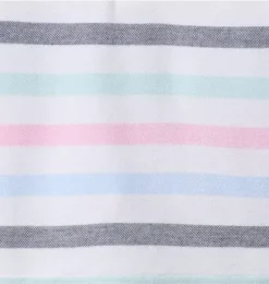 Janie and Jack Polos-The Classic Striped Pique Polo white stripe