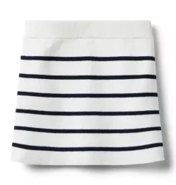 Janie and Jack Skirts & Shorts-The Classic Striped Sweater Skirt jet ivory stripe