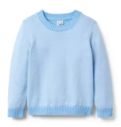 Janie and Jack Sweaters & Sweatshirts-The Classic Sweater blue sail
