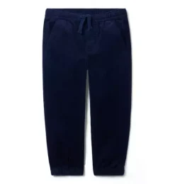 Janie and Jack Pants-The Corduroy Jogger connor navy